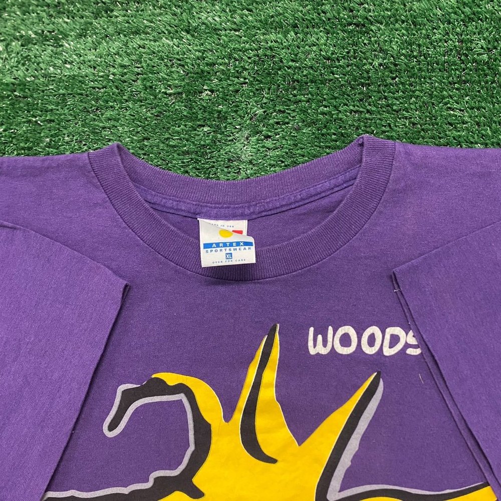 Vintage 80s Essential Peanuts Woodstock Comic AOP T-Shirt - Picture 4 of 6